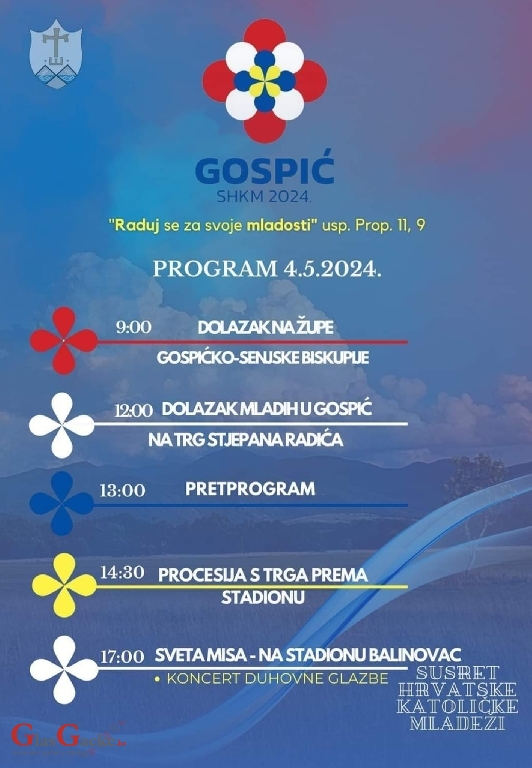 Objavljen program za Susret hrvatske katoličke mladeži u Gospiću