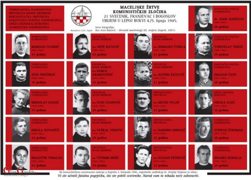 5. lipnja 1945. – likvidacija svećenika i bogoslova u Maceljskoj šumi 5. lipnja 1945. – likvidacija svećenika i bogoslova u Maceljskoj šumi