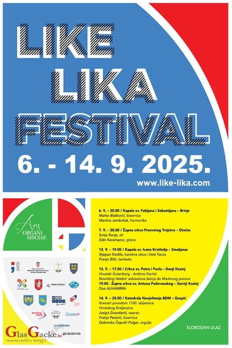 5. Lika Like Festival – od 6 do 14. rujna