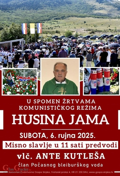 U subotu misa za žrtve partizanskih zločina kod Husine jame U subotu misa za žrtve partizanskih zločina kod Husine jame