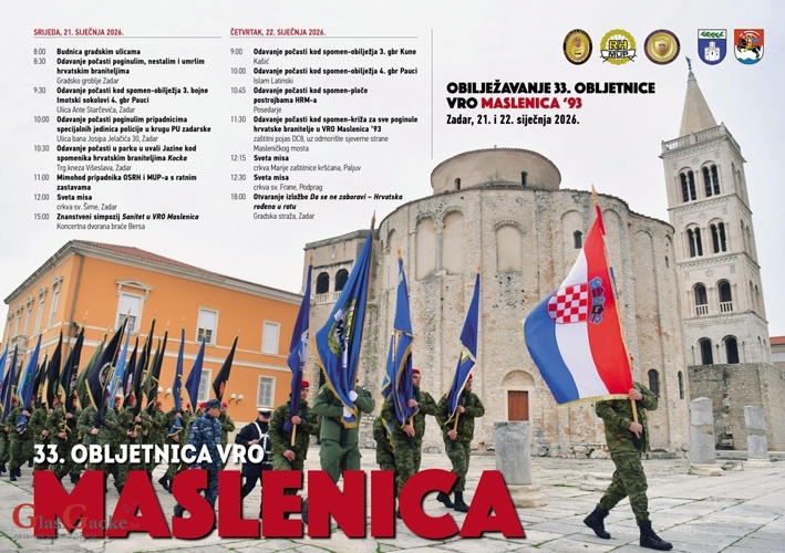 Glavna proslava VRO Maslenica - 21. i 22. siječnja