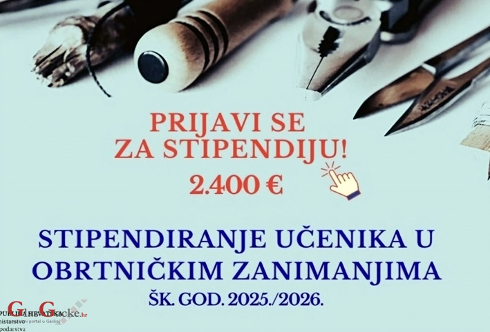 Produljen rok za podnošenje prijava na stipendije za obrtnička zanimanja do 7. travnja