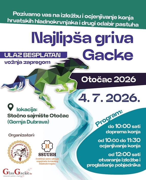 Najlipša griva Gacke 2026. Najlipša griva Gacke 2026.
