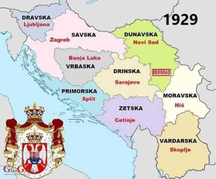 29. lipnja 1929. - pokušaj stvaranja 'jugoslavenske nacije'