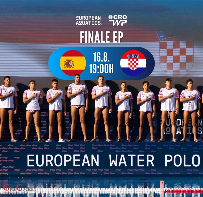 Hrvatska vaterpolska reprezentacija U 20 u finalu Europskog prvenstva