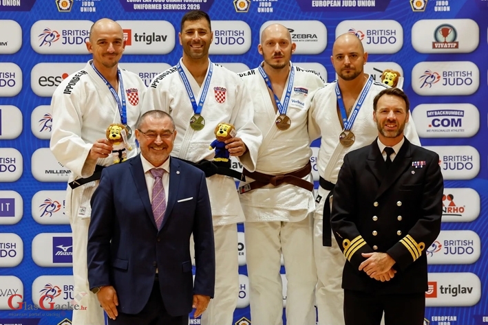 Pripadnici HV-a osvojili zlato i srebro na prvom Europskom prvenstvu u judu za uniformirane službe