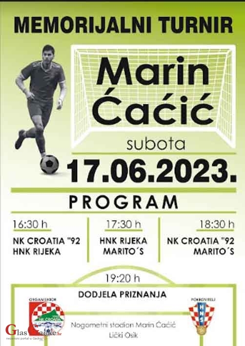 Memorijalni turnir Marin Ćaćić