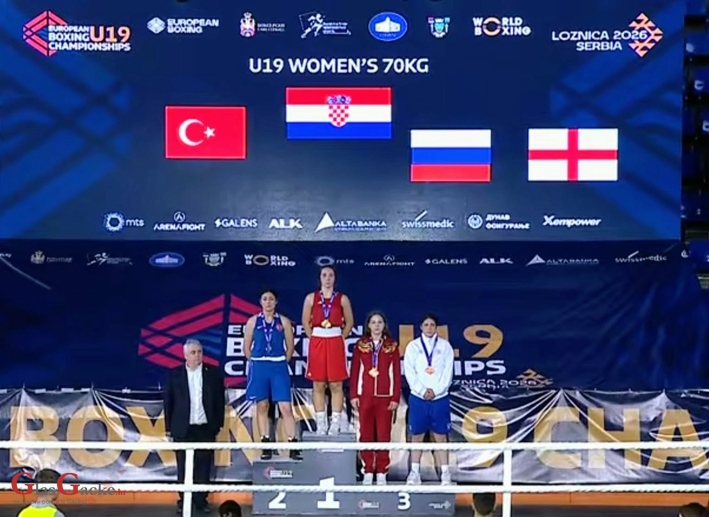 Horvat osvojila zlato, a Štajcer srebro na Europskom prvenstvu u 19 u Loznici