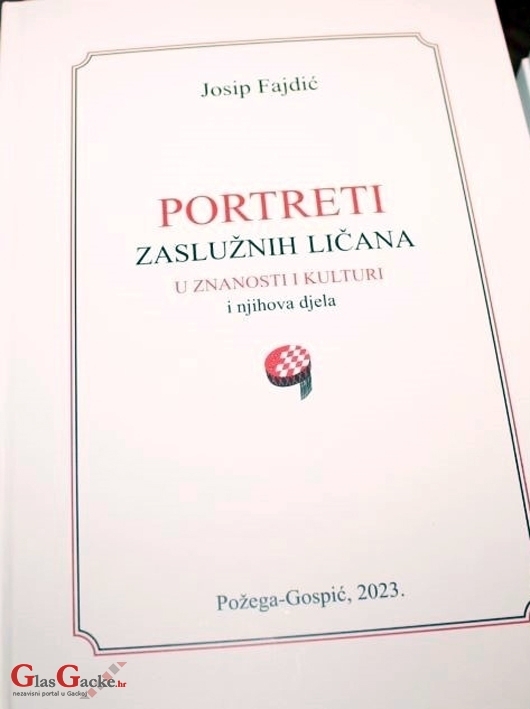 Predstavljanje knjige o zaslužnim Ličanima u znanosti i kulturi