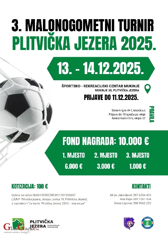  3. Malonogometni turnir Plitvička jezera 2025. 