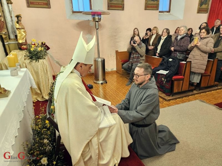 Prvi pustinjak Gospićko-senjske biskupije položio doživotne zavjete