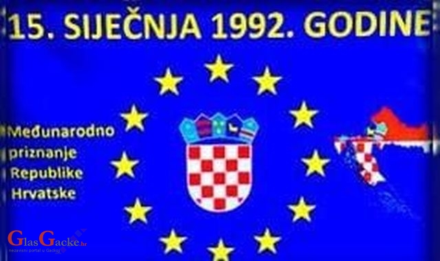 Čestitka povodom međunarodnog priznanja Republike Hrvatske