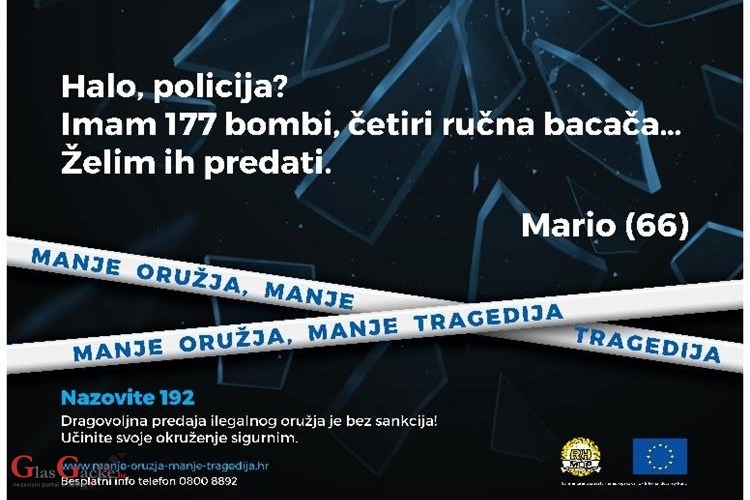 Građani predali zračnicu i streljivo
