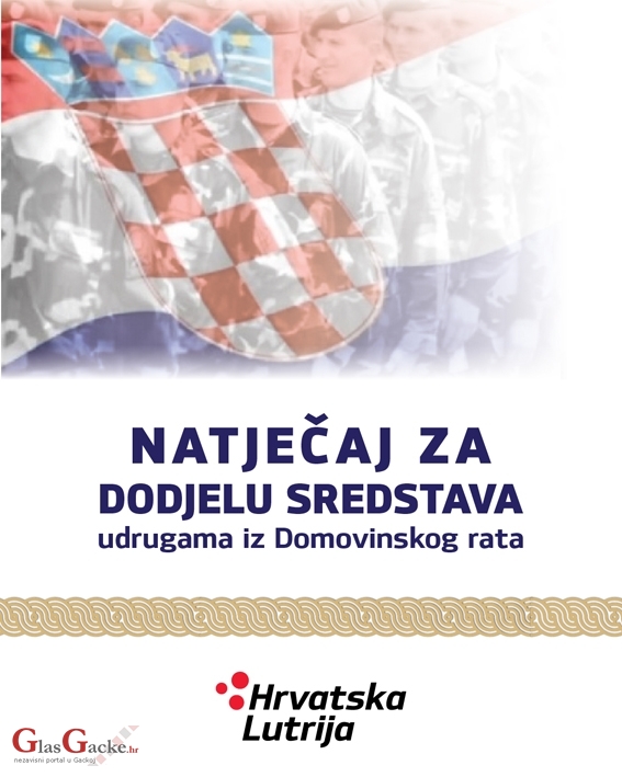 Hrvatska Lutrija dodjeljuje 63.000 eura udrugama iz Domovinskog rata