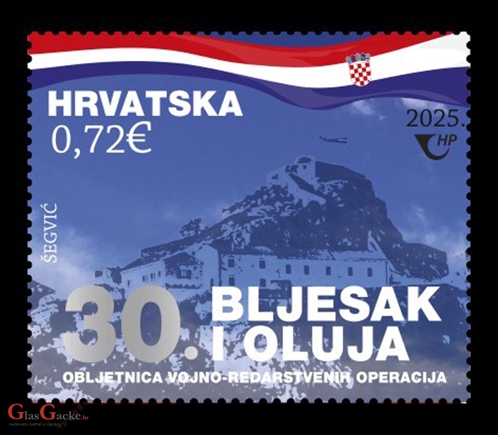 Hrvatska pošta izdaje marku u čast Bljeska i Oluje Hrvatska pošta izdaje marku u čast Bljeska i Oluje