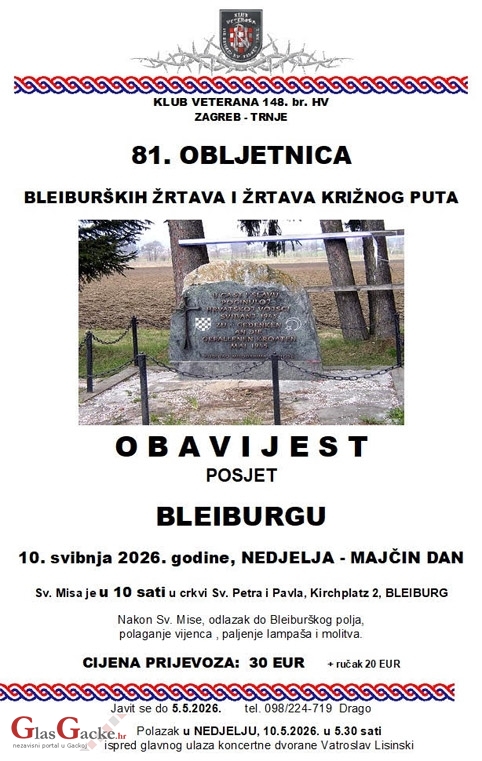 Povodom 81. obljetnice bleiburških žrtava i žrtava Križnog puta