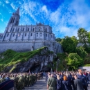 Misa pred Spiljom ukazanja u sklopu vojno-redarstvenog hodočašća u Lourdesu