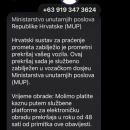 Policija NE ŠALJE SMS poruke o plaćanju kazne