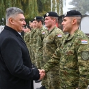 Predsjednik Milanović u Gospiću na 32. obljetnici ustrojavanja 9. GB Vukovi