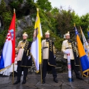 Misa pred Spiljom ukazanja u sklopu vojno-redarstvenog hodočašća u Lourdesu