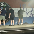 Išaran hrvatski grb i murali braniteljskih postrojbi u Zagrebu