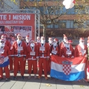 Pripadnici 44. hrvatskog kontingenta KFOR na humanitarnoj utrci 'Santa’s Run'