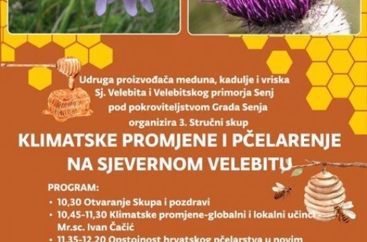 Stručni skup o klimatskim promjenama i pčelarenju na Velebitu