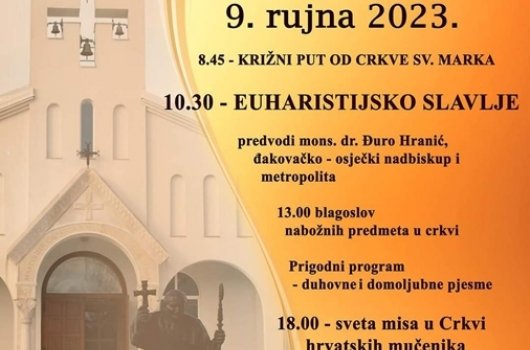 Dan hrvatskih mučenika – 9. rujna 