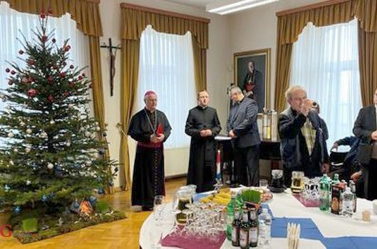 Božićno primanje biskupa Križića