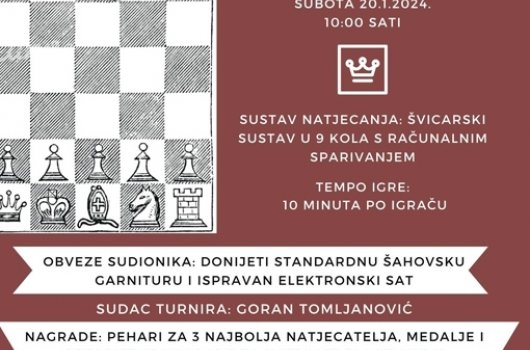 Šahovski turnir – 20. siječnja