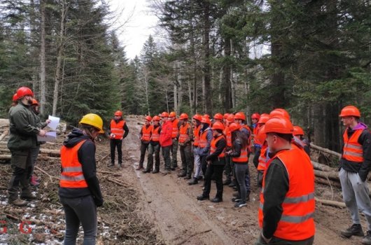 Terenska nastava šumarskih tehničara u Vrhovinama 
