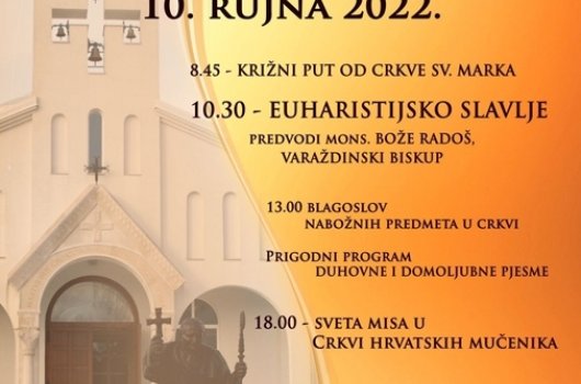 Najavljena proslava blagdana Hrvatskih mučenika 