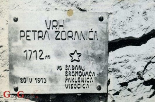 Kako su planinari počastili Petra Zoranića