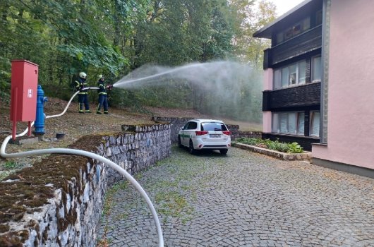 Vježba evakuacije i simulacije gašenja požara u NP Plitvička jezera  