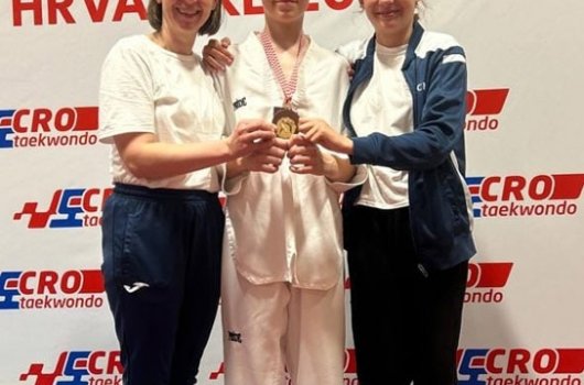Dvije medalje s Prvenstva Hrvatske za mlađe kadete u taekwondou