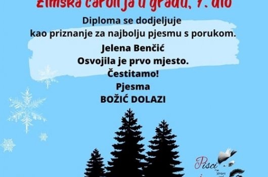 Božić dolazi – najbolja pjesma s porukom Jelene Benčić
