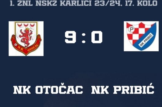 NK Otočac - NK Pribić, 7 : 0