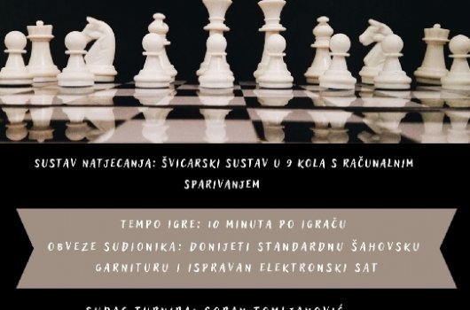 Šahovski turnir povodom Dana grada Otočca