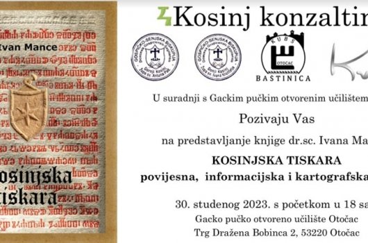 Predstavljanje Kosinjske tiskare