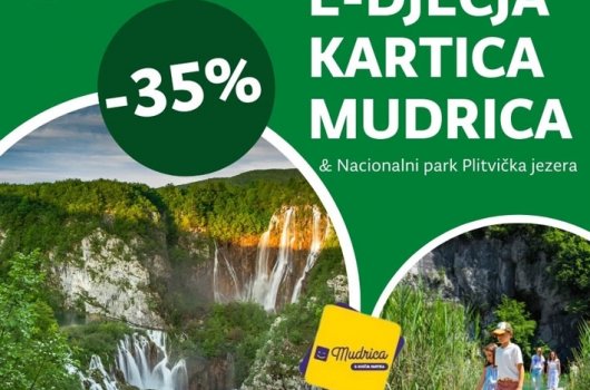 Mudrica – 35 posto popusta za NP Plitvička jezera 