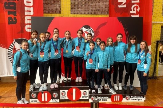 Mlađe Kadetkinje TKD Otočac na 11. Čigra Openu