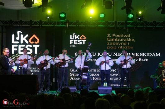 Održan 3. Lika Fest - festival tamburaške, zabavne i pop glazbe