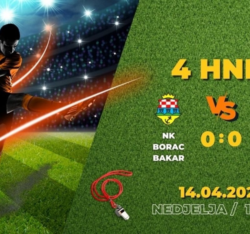 NK Otočac - NK Borac Bakar, 0 : 0