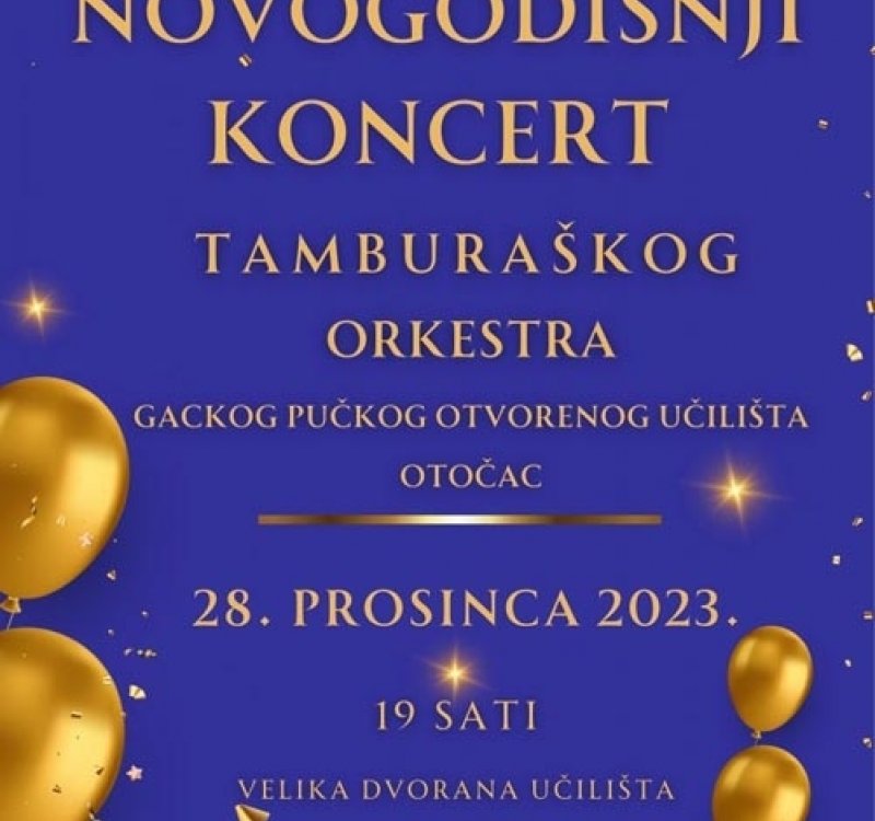 Novogodišnji koncert Tamburaškog orkestra