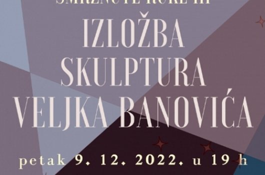 Najava – izložba skulptura V. Banovića